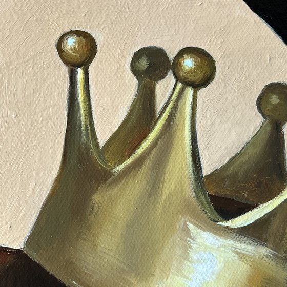 The Checkmate Original Oil Painting