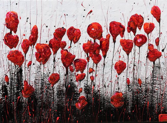 melted poppies