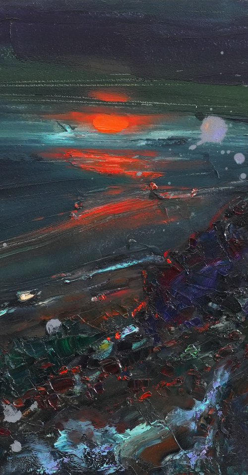 Red Moon Rising by Alisa Onipchenko-Cherniakovska