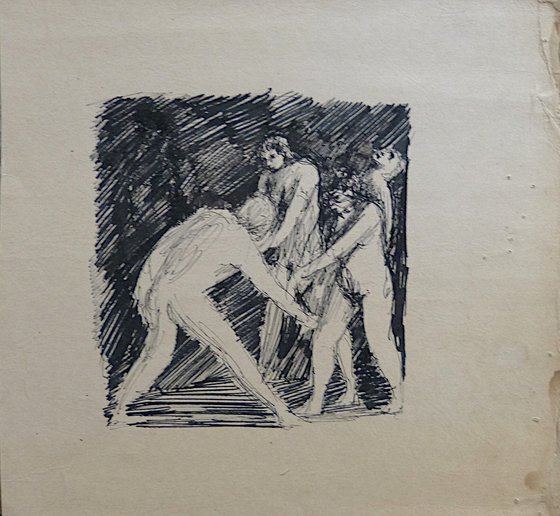 A vintage sketch