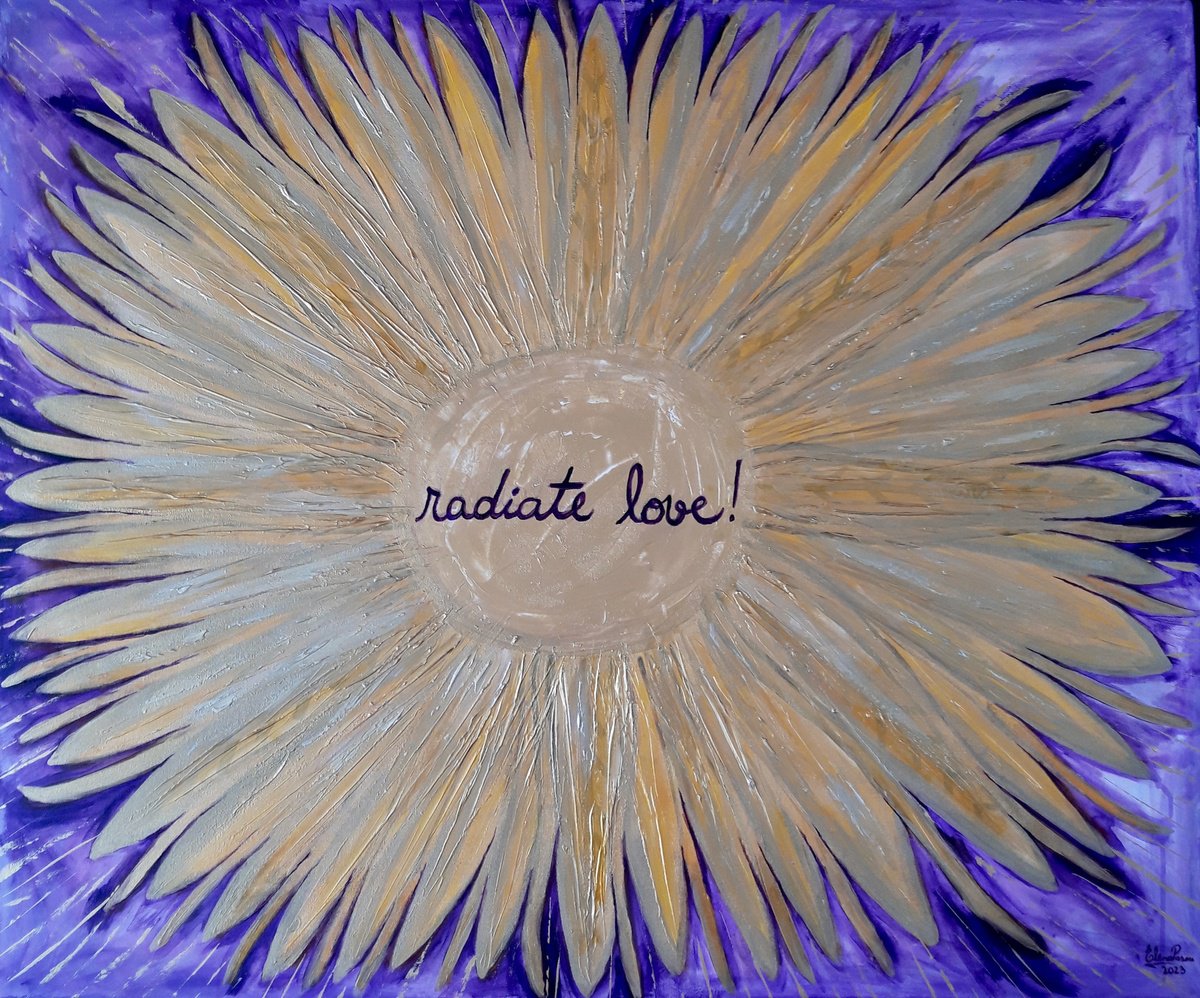 Radiate love ! (2023) by Elena Parau