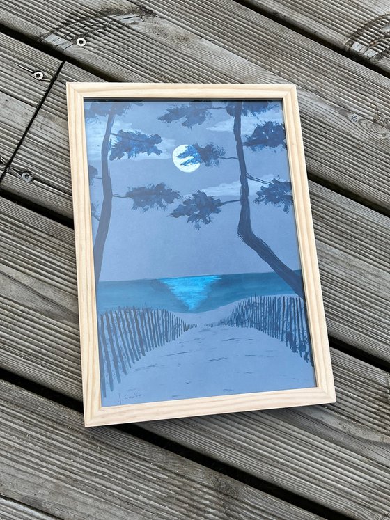 Sainte-Marine moonlight