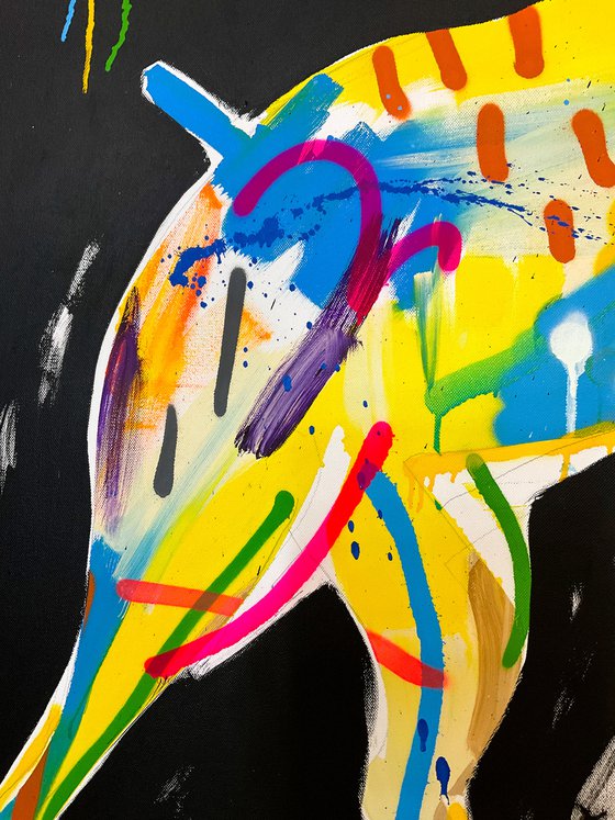 Dog 140 X 180 cm / 55,11 X 70,86 inch