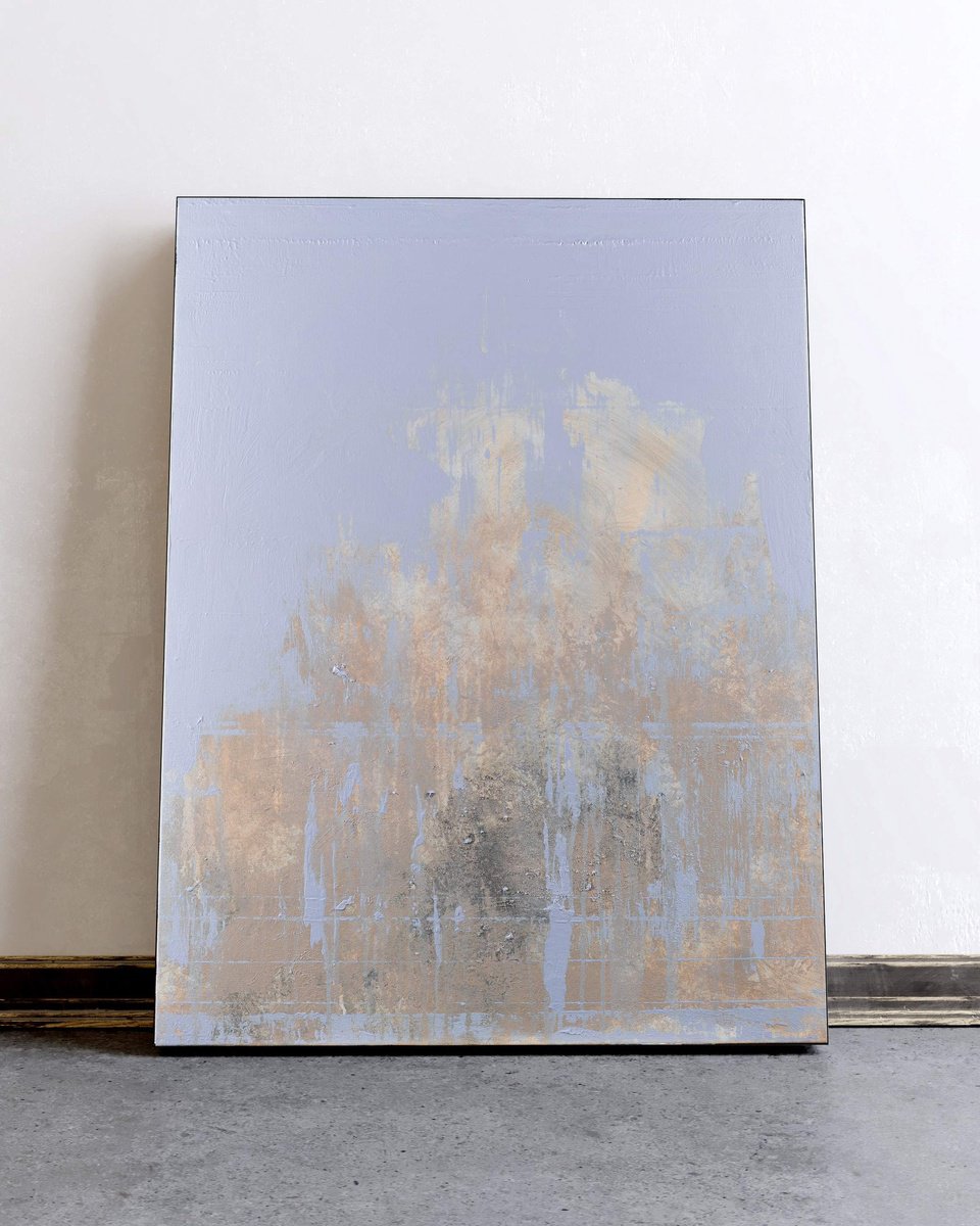 Organic Abstract Acrylic Painting By Nemanja Nikolic, 30 X 40", Where My Mind Rests, Original Artwork