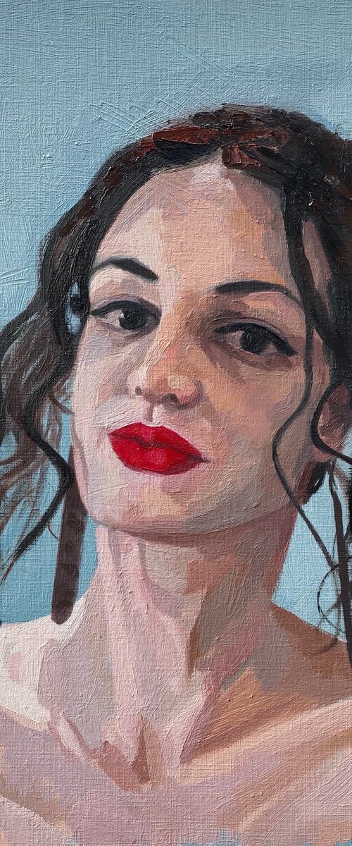 Female portrait 1 by Andrew Newton