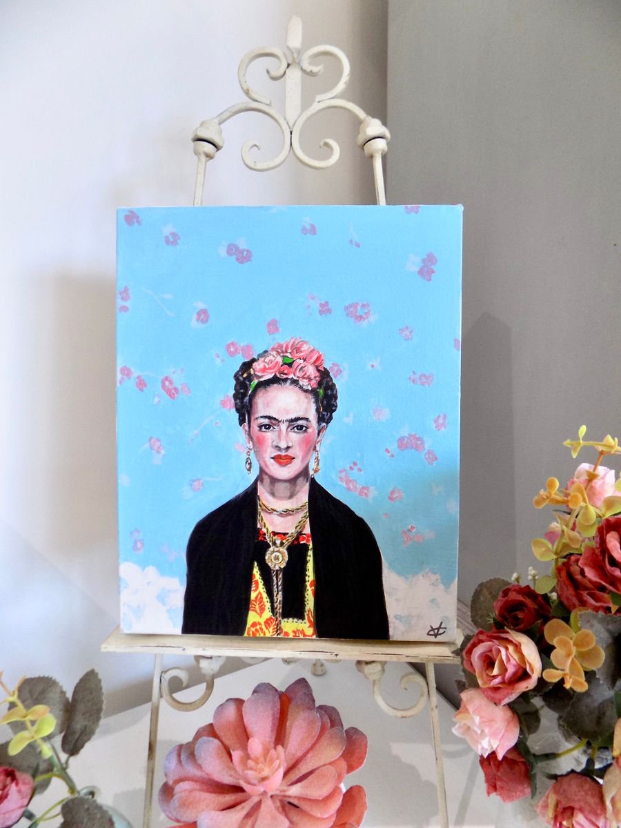 Frida Kahlo portrait Frida by Victoria Coleman