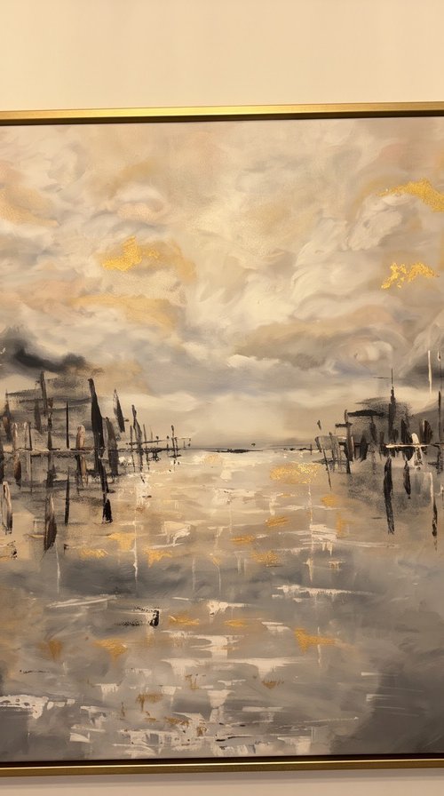 Contemporary ABSTRACT 150x100cm Oil by Abigail Wilson