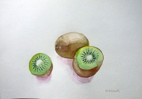 Kiwi. - original watercolour painting. by Mag Verkhovets