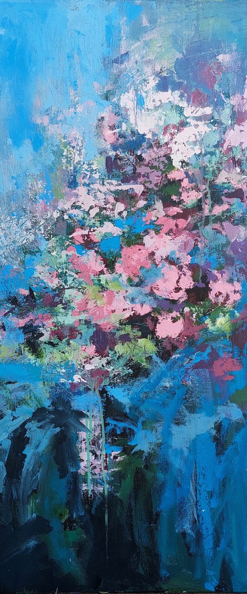 Blue Garden 1 by Katia Solodka