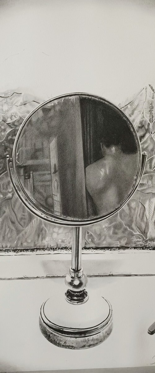 Bathroom mirror by Joanne  Hill