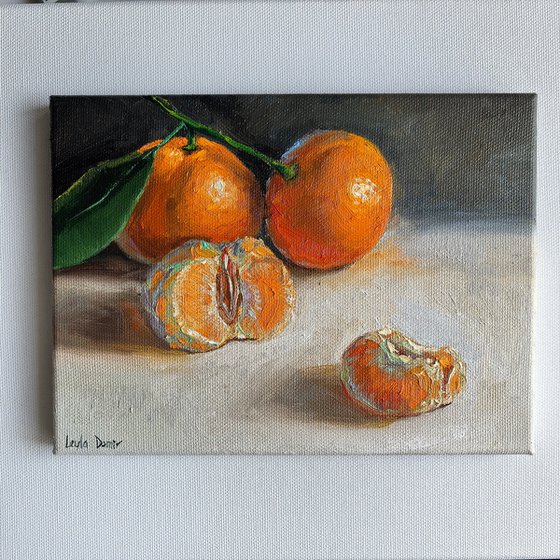 Clementine oil painting