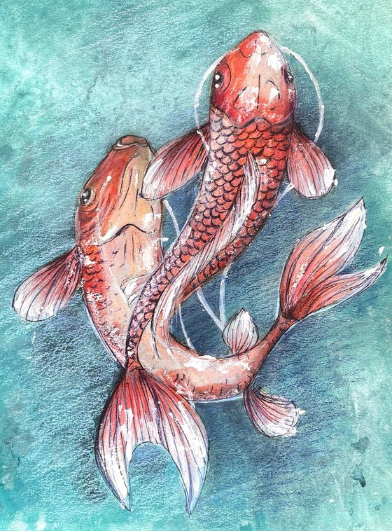 Dancing Koi