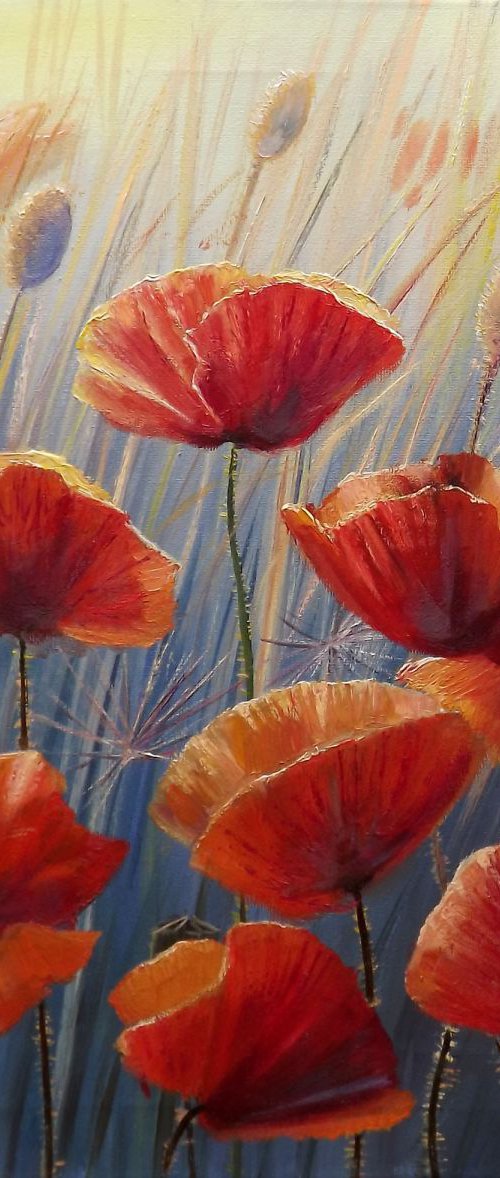 Poppies 2 by Oleg Riabchuk