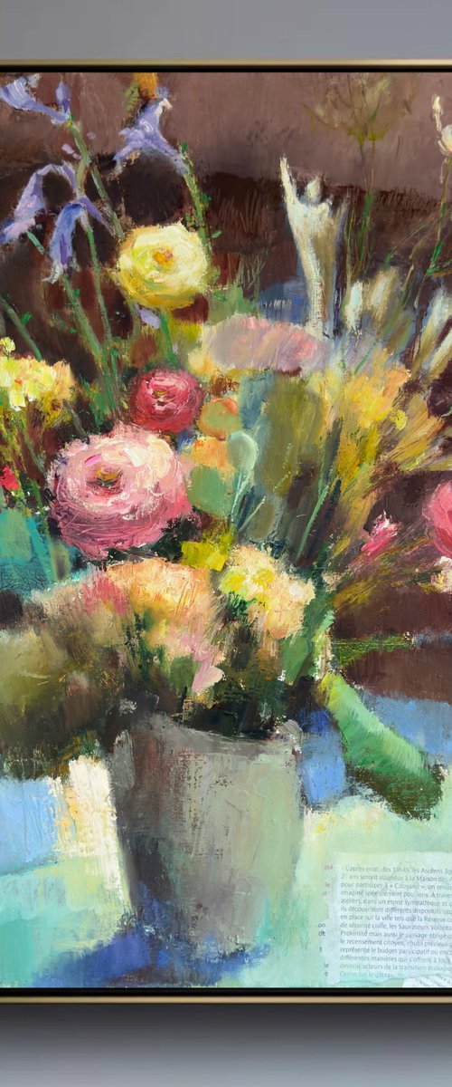 Between the lines. Bouquet by Olha Laptieva