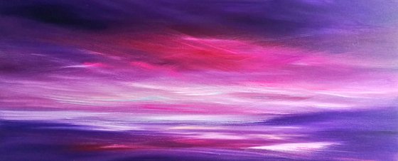 Skies of Destiny - Purple PANORAMIC Seascape