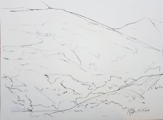 BUTTERMERE DRAWING 3