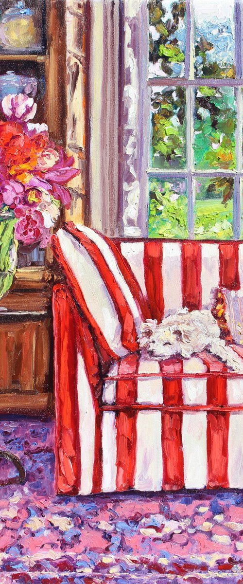 Window To The Garden by Kristen Olson Stone