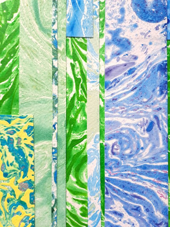 Set of 2 «Tropical Waterfall»