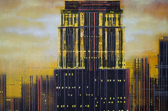 Empire State Building At Sunset