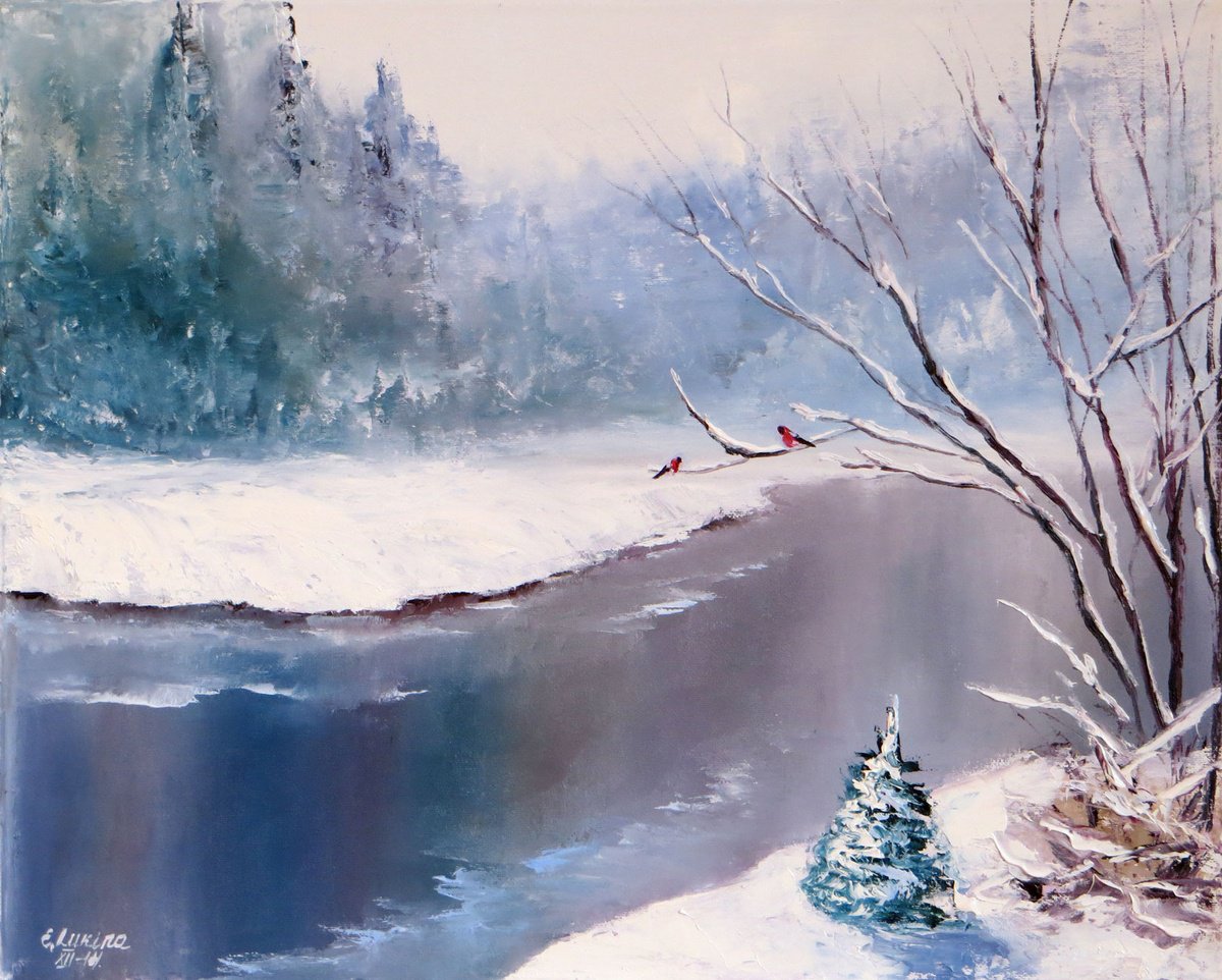 Heritage Series: Winter Day - ? Luminous Calm By Lumina Studio, 20 X 16, Artwork For Sale On Artfinder