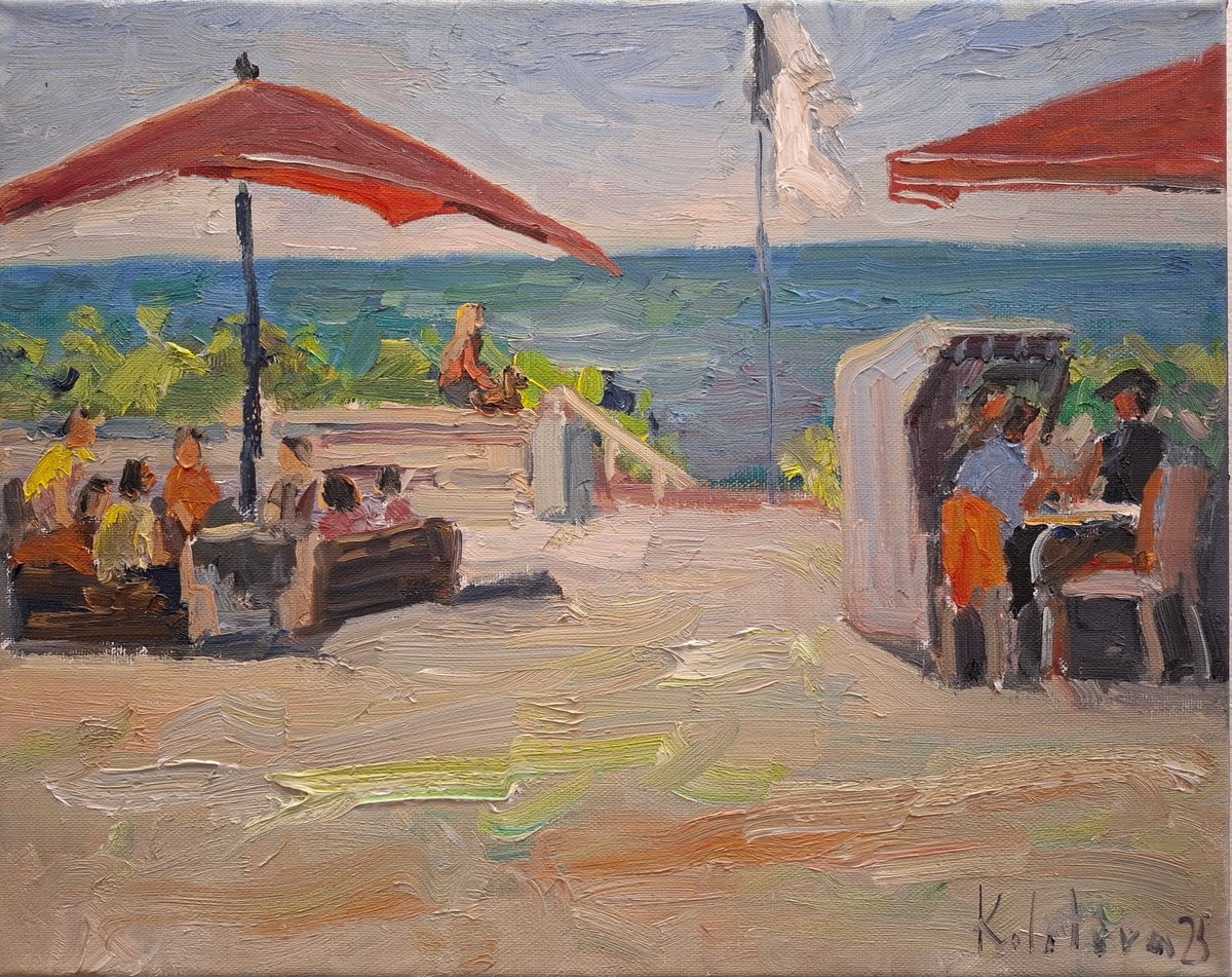 Baltic Promenade By Olena Kolotova, 20 X 16, Artwork For Sale On Artfinder