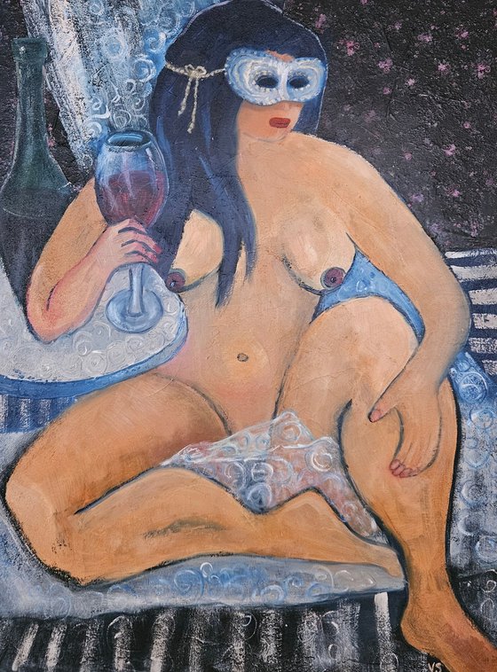 Woman in a Mask