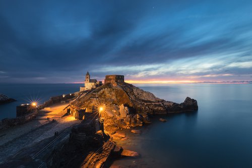 LIGHT ON THE HORIZON - Photographic Print on 10mm Rigid Support by Giovanni Laudicina