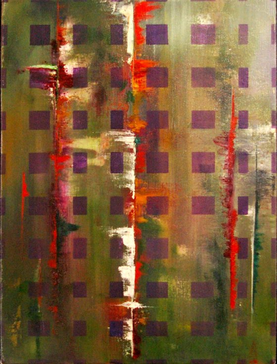 Abstract Oil Painting - Ab Squares v