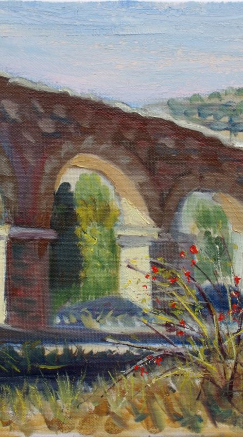 Aqueduct near Pedraza by Elena Sokolova