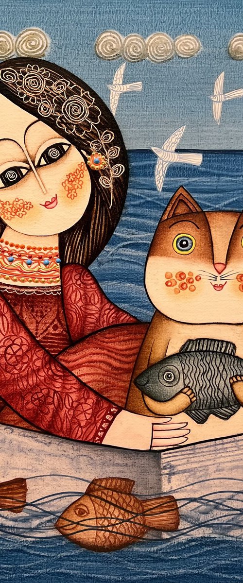 Our Little Paper Boat by Armen Vahramyan