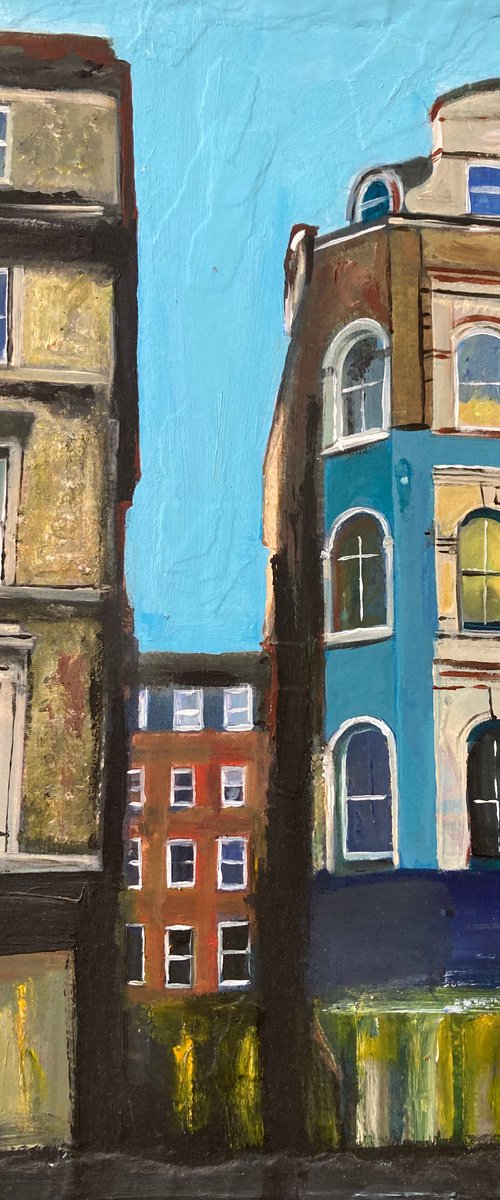 One End of Tisbury Court, Soho, London by Andrew Reid Wildman