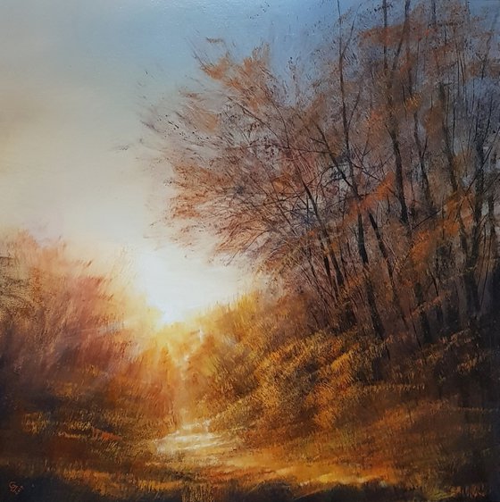 "A blaze of autumn sunrise"  SPECIAL PRICE!!!