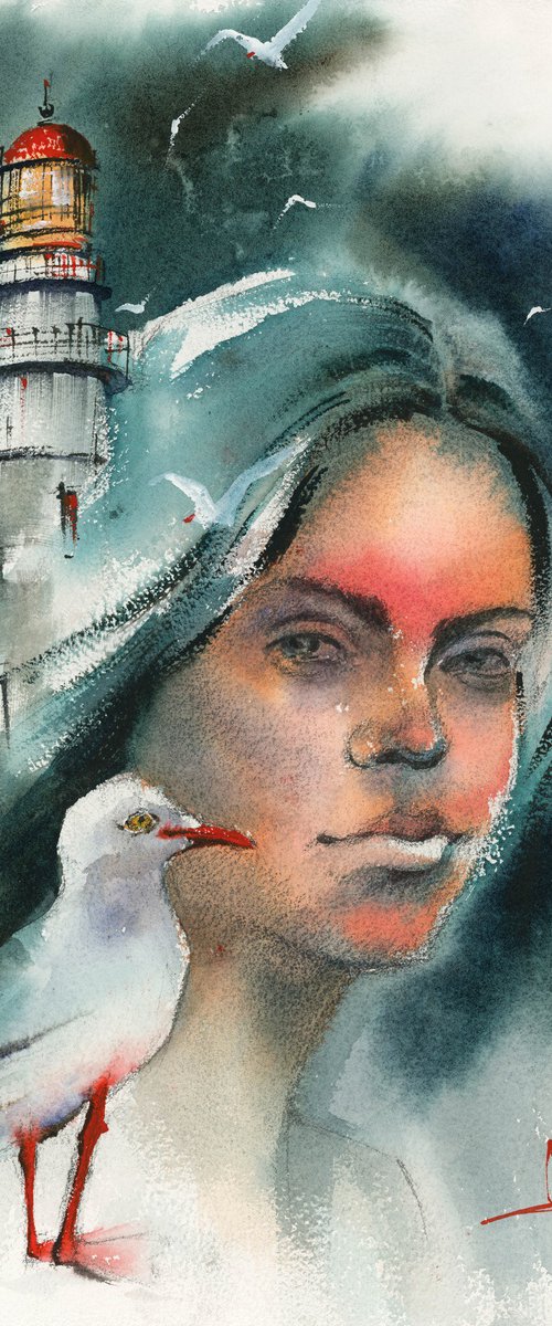 Light house watcher by Sophie Rodionov