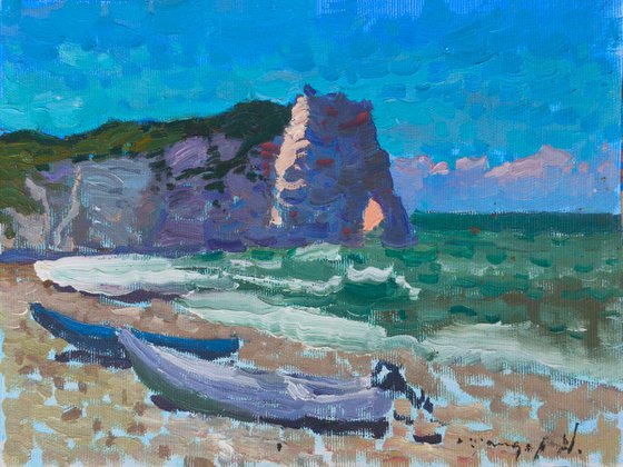 Normandy Etretat Etude 4