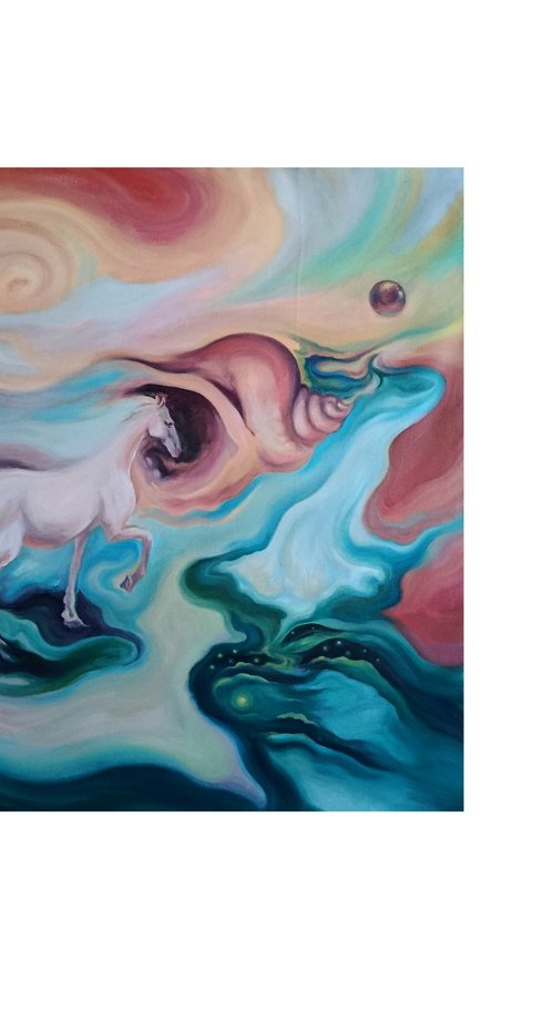 Dream. Tetraptych - 4 paintings by Tetiana Borys