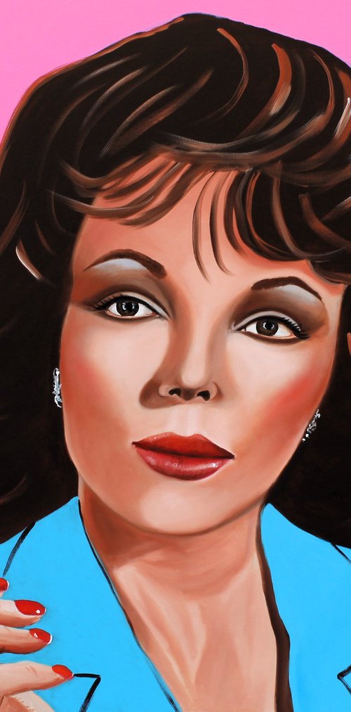 Joan Collins as Alexis by Mathew Halpin