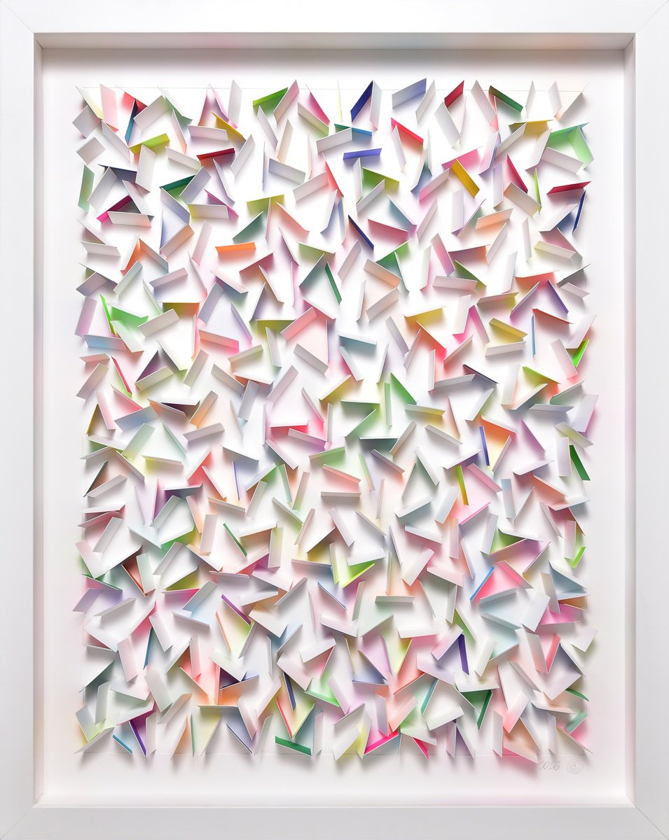 Geometric Sculpture , Confetti #10 By Olga Skorokhod, 24 X 30, Artwork For Sale On Artfinder