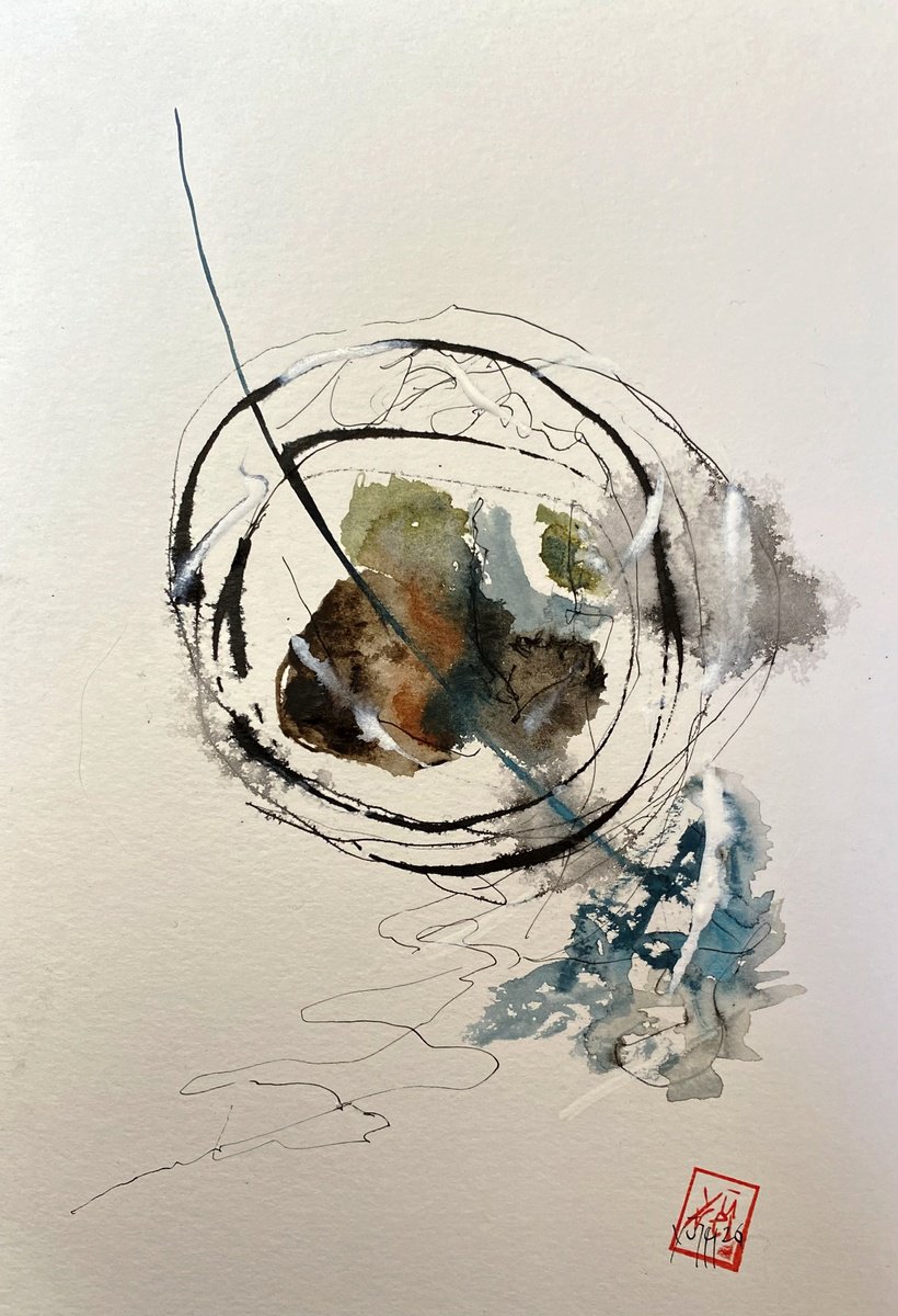 Abstract Watercolour , Ceciti? By YS?rei, 8 X 12, Artwork For Sale On Artfinder