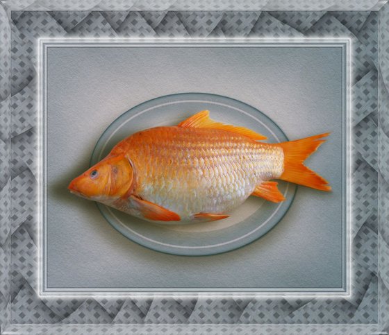 Fish Dish on Acrylic