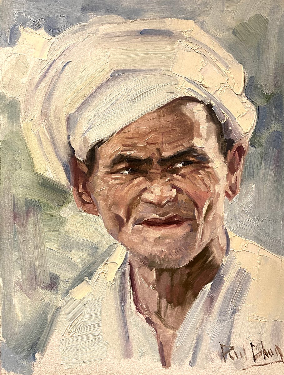 Chinese Man Portrait by Paul Cheng