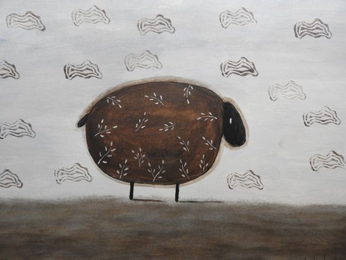 The freaky brown sheep by Silvia Beneforti