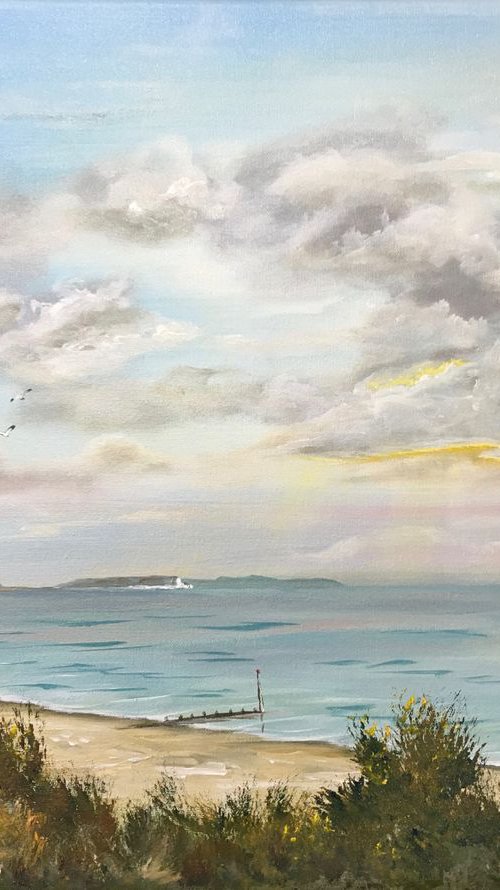 Sunrise over Bournemouth Pier by Marja Brown