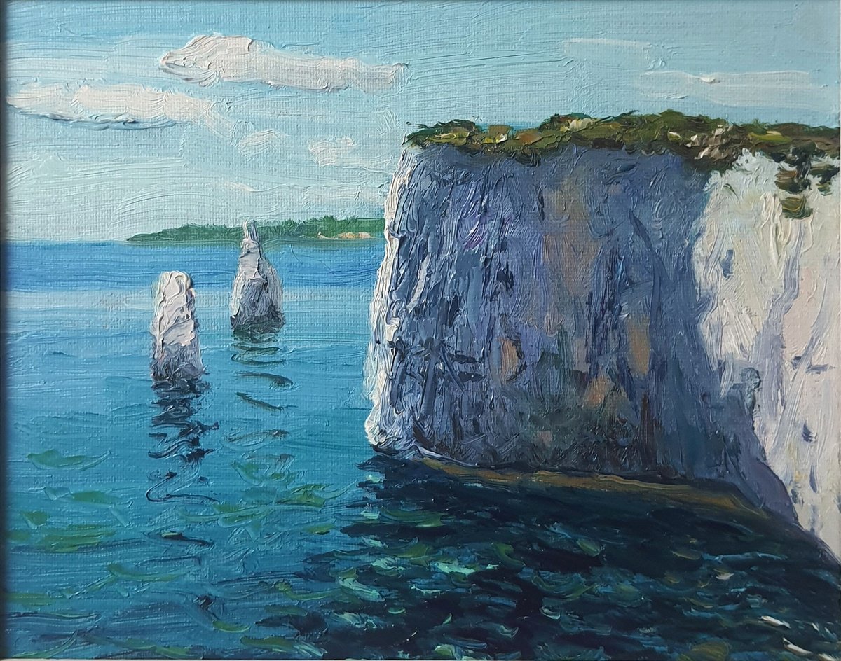 The Old Harry Rocks, Dorset by Roberto Ponte