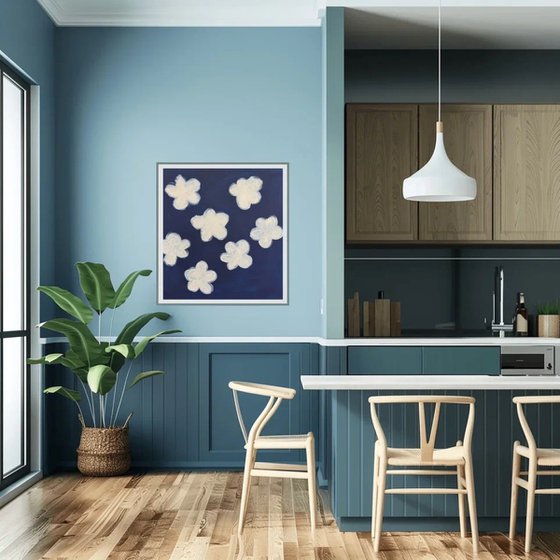 Cloud Dancers in a Field of Blue