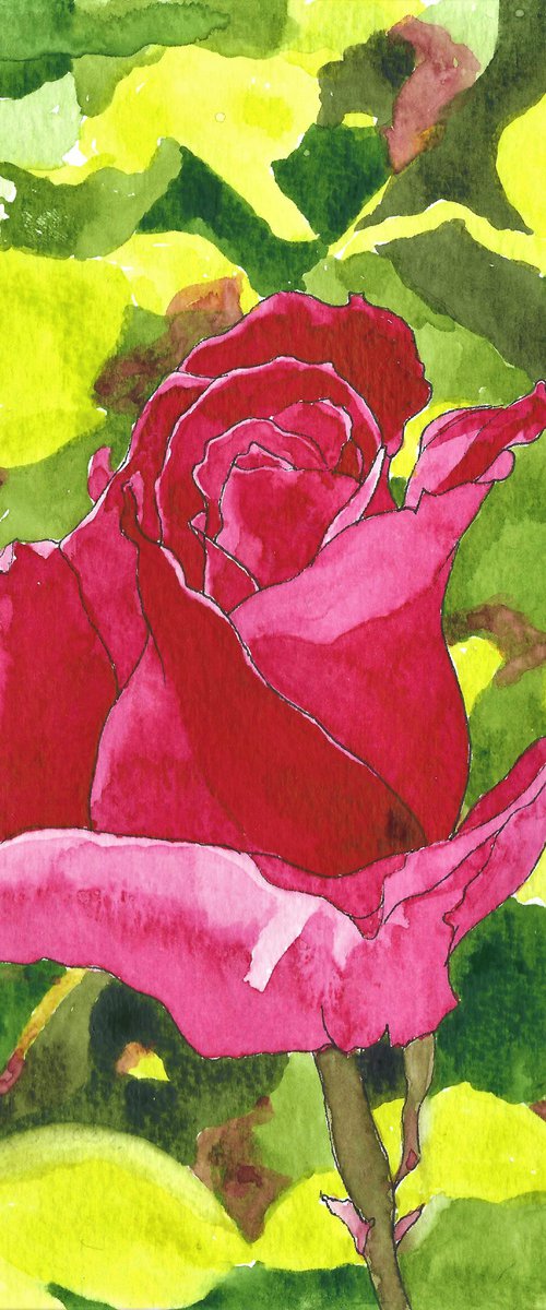 RED ROSE III by Nives Palmić