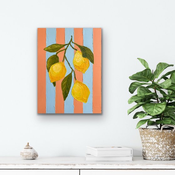 Fresh picked lemons
