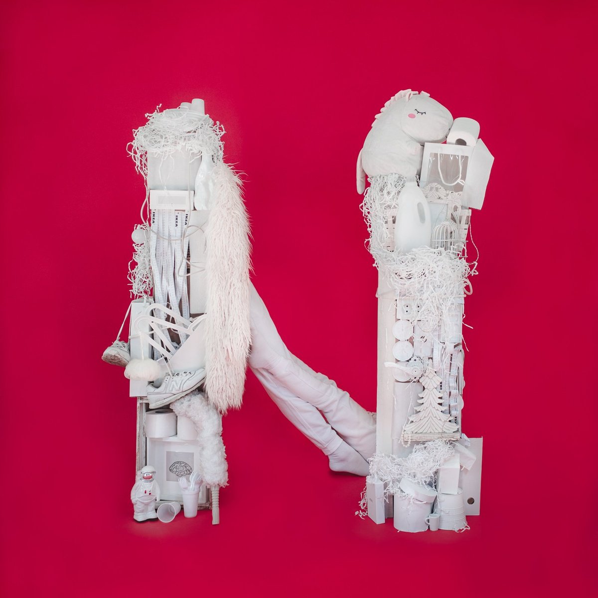 Surrealistic Abstract Photograph By Dasha Pears, 13 X 13, Synesthetic Letters - N, Original Artwork