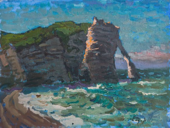 Normandy Etretat Etude 2