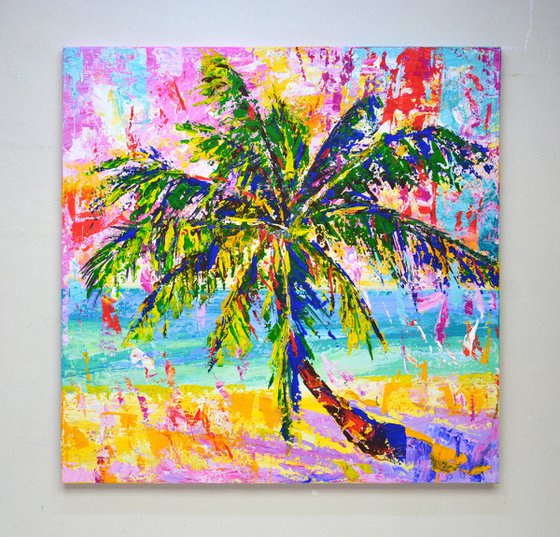 Palm. Ocean.