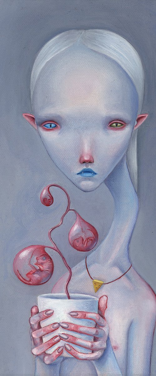 I love my flowers by Julia Kuzina
